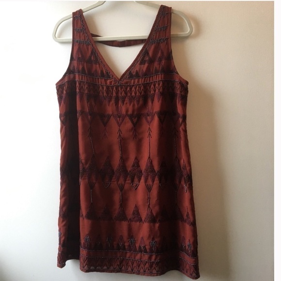 Free People embroidered western boho dress - Picture 4 of 7